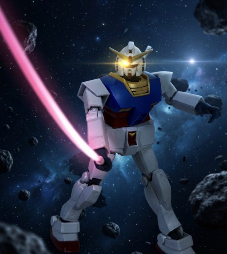 某漫画に出た「エンデのガンダム」も再現して可能(zaku-kao2)