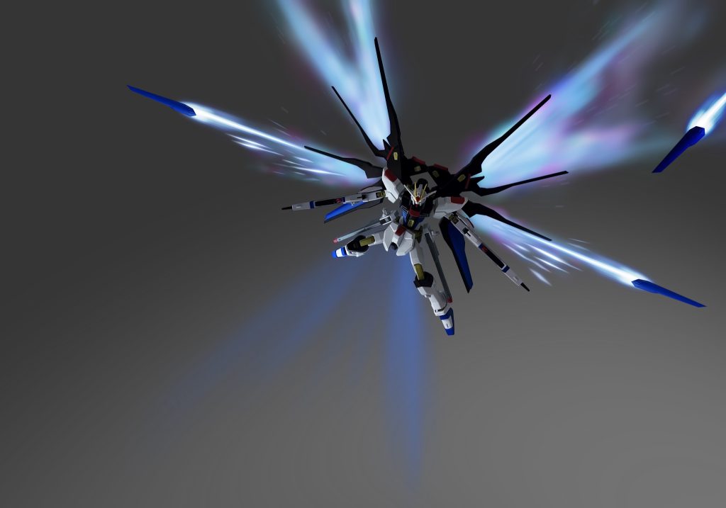 【GIFアニメーション】ストライクフリーダムガンダム 光の翼–8枚目/制作者：m_a.r.t_n