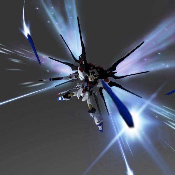 【GIFアニメーション】ストライクフリーダムガンダム 光の翼