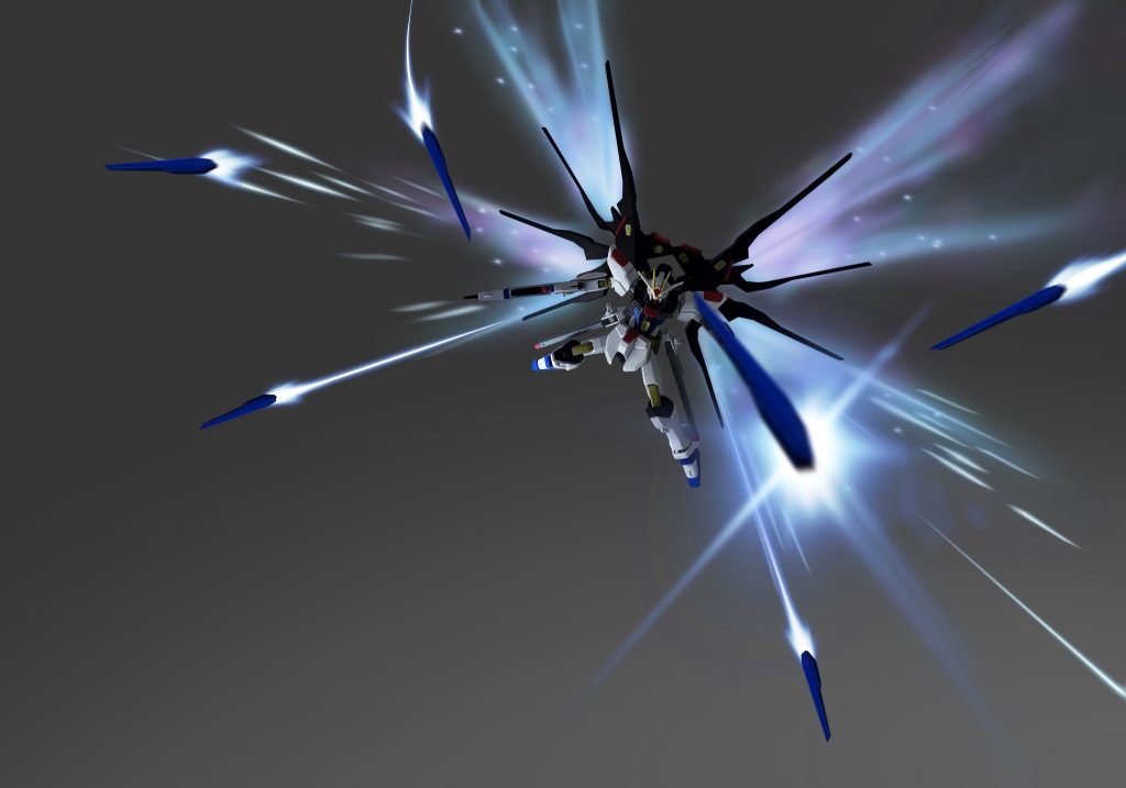 【GIFアニメーション】ストライクフリーダムガンダム 光の翼–9枚目/制作者：m_a.r.t_n