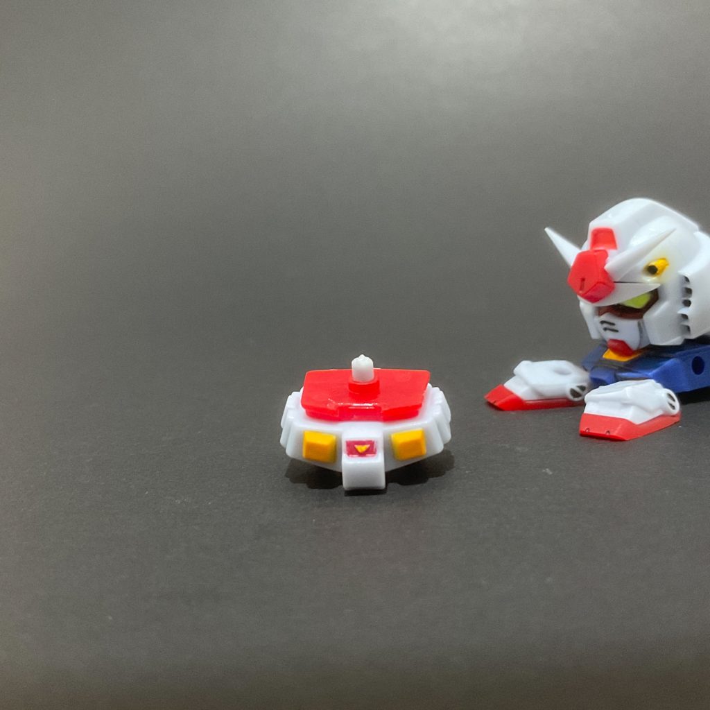 　上半身と足を外して腹と腰だけにします。