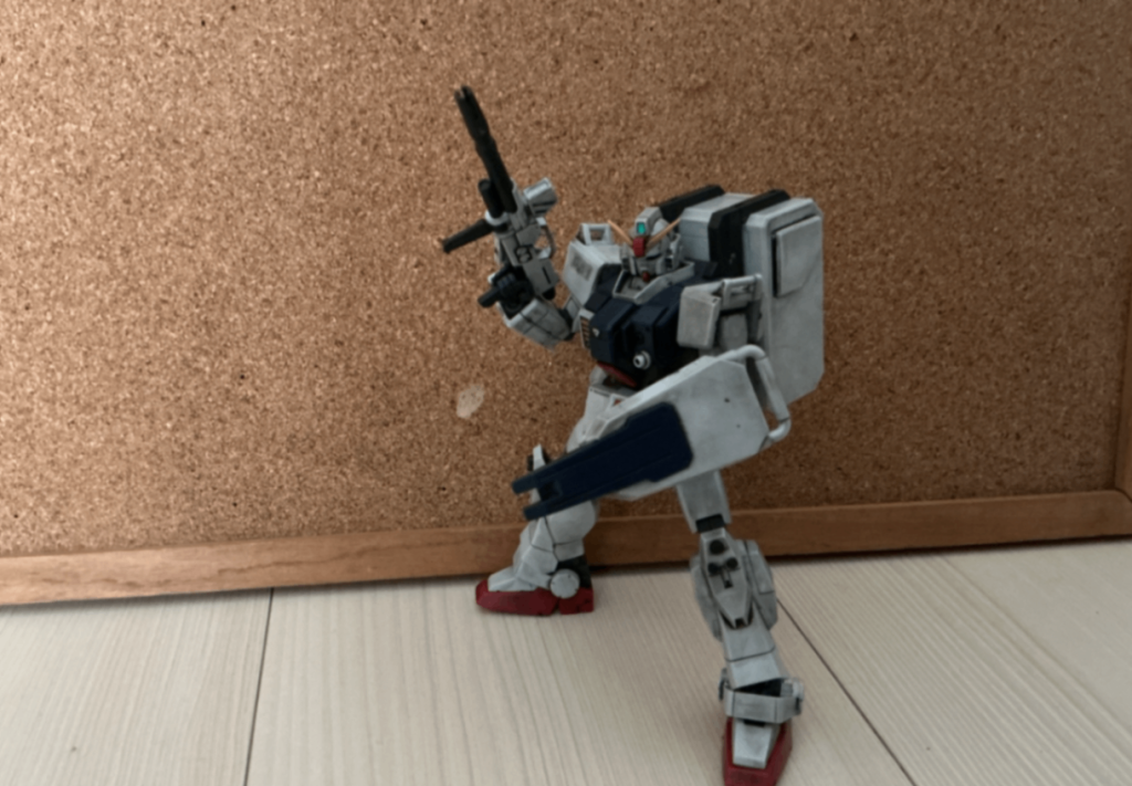 それっぽいポーズリアルタッチマーカーで少し影をつけました（それだけ