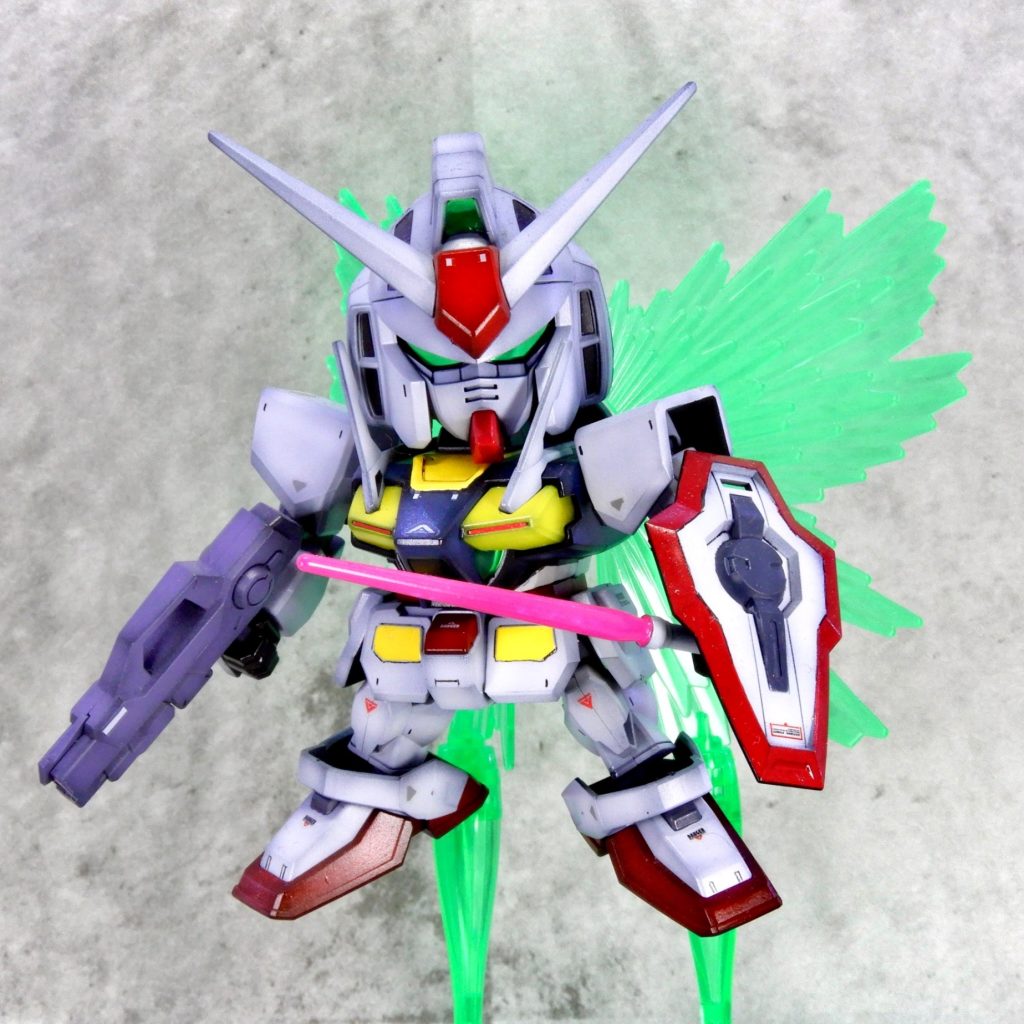 BB戦士 0ガンダム (黒立ち上げ)