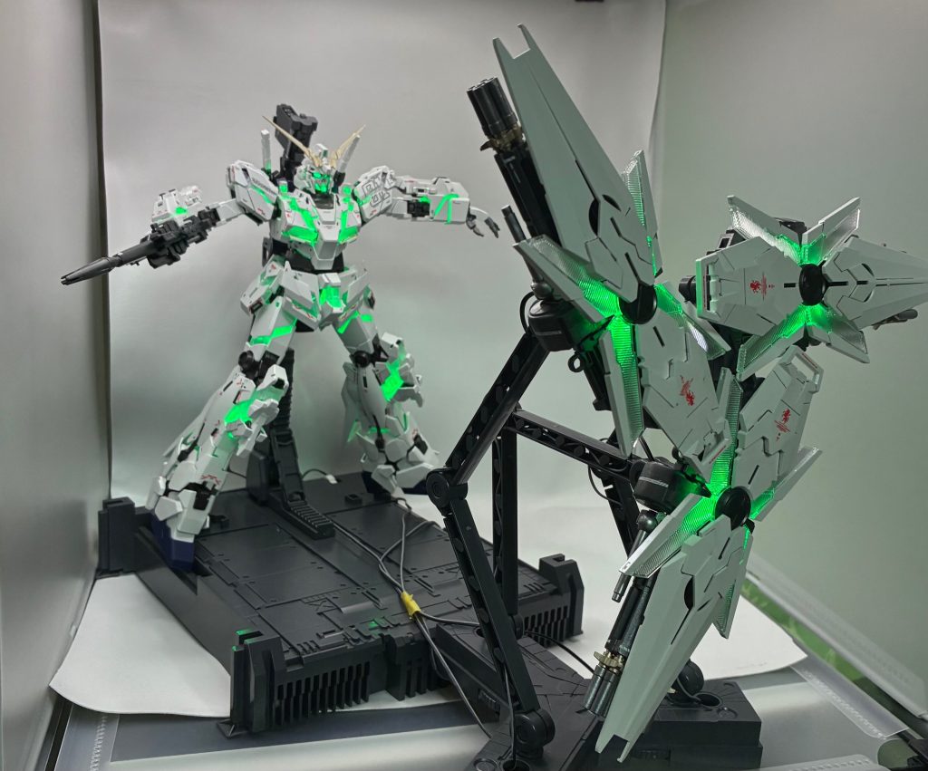 ビームガドリングの色分け頑張ったのですが、シールドに隠れてほとんど見えず