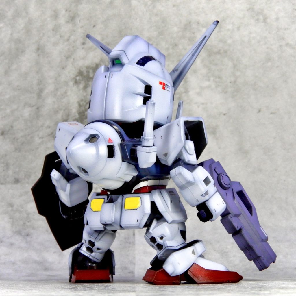 BB戦士 0ガンダム (黒立ち上げ)–5枚目/制作者：ARIKA_plamozombie