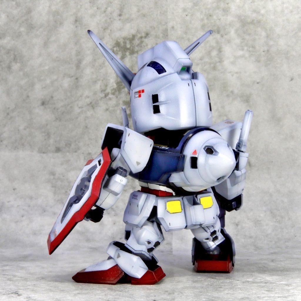 BB戦士 0ガンダム (黒立ち上げ)–6枚目/制作者：ARIKA_plamozombie