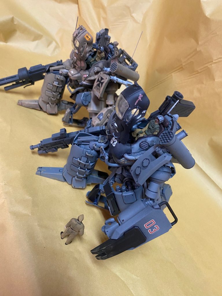 サイズは1/35ぐらいな感じです。