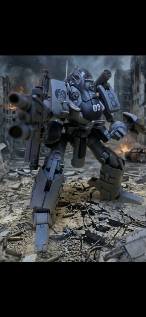 戦場にて…