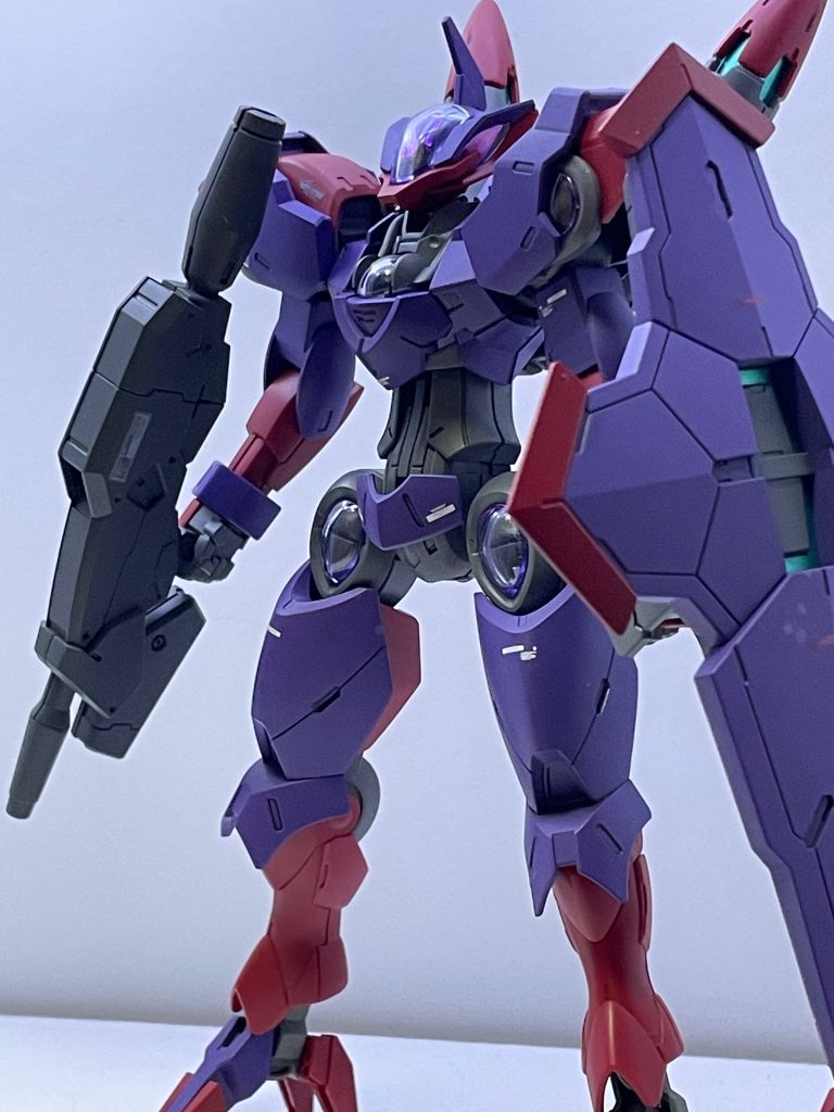 シェルユニット部分はシールを使用しました。