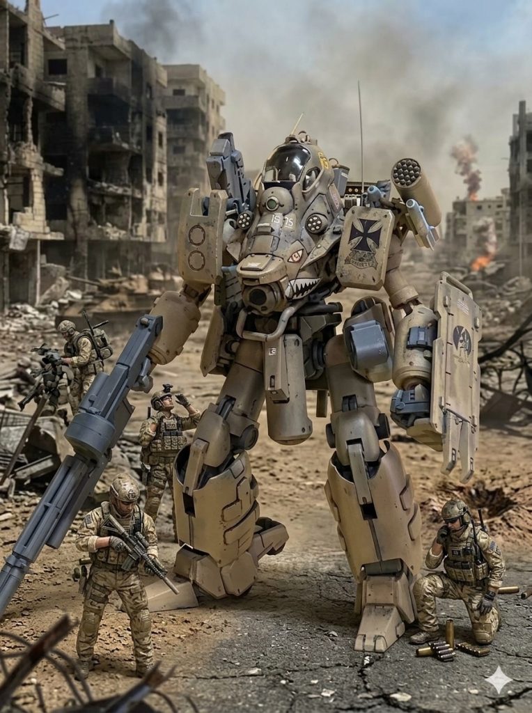 戦地にて…