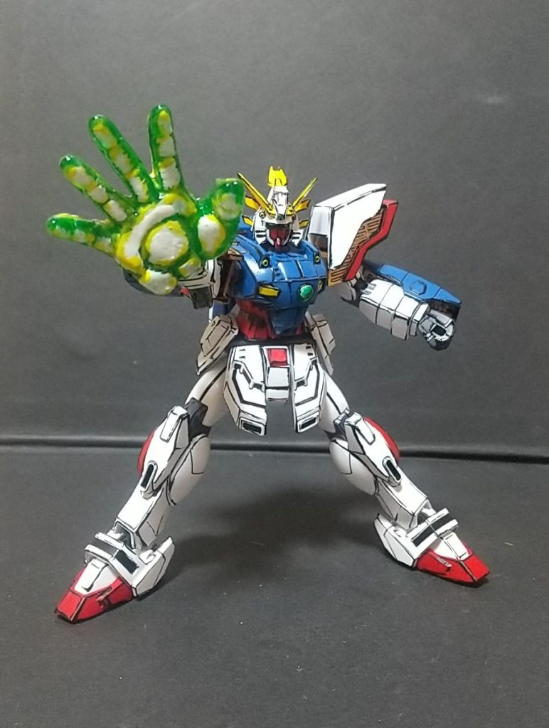 HGFC シャイニングガンダム(島本和彦ver)–8枚目/制作者：yokka