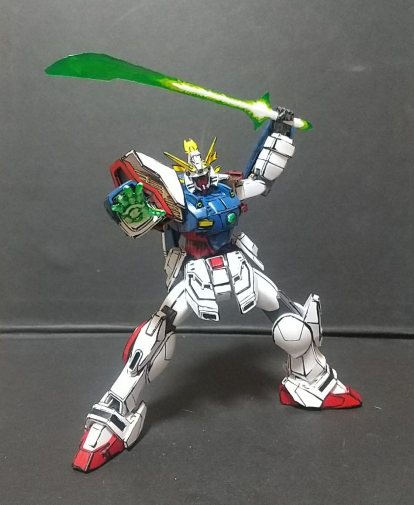 HGFC シャイニングガンダム(島本和彦ver)–2枚目/制作者：yokka