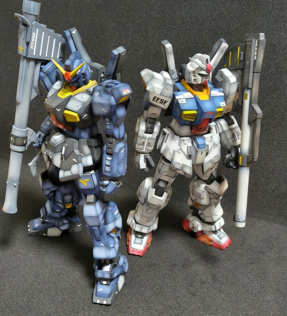 ガンダムマーク2 　光と影–2枚目/制作者：ハープセロテン