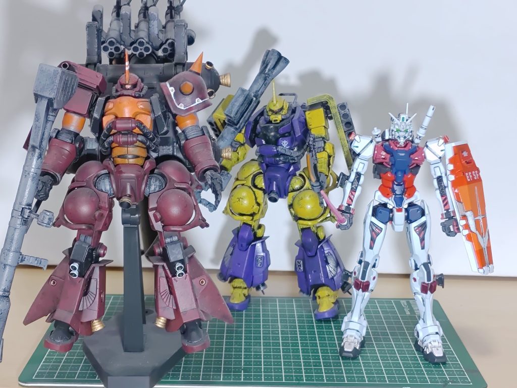 これまで作って来たジークアクスの世界戦を想像して制作をしてきた作品です。