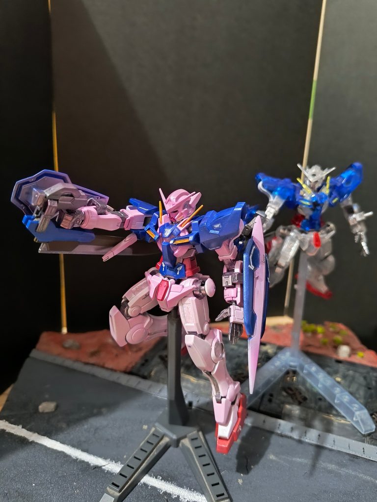 クリアのエクシアを使って分身してる感を(gundam-kao7)ありがとうございました！