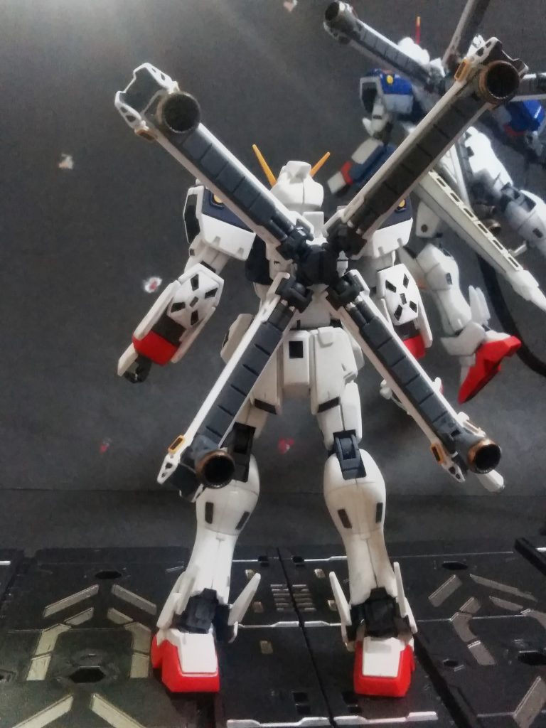 コノ子 の出自をご存知の方は如何程か❓🙄実は漫画オンリー(ガンダム関係のゲームには登場する事がアルけど)なのは存外知られてイナイかと🤔因みにメインスラスターはクロスボーン☠️を意匠しています😁