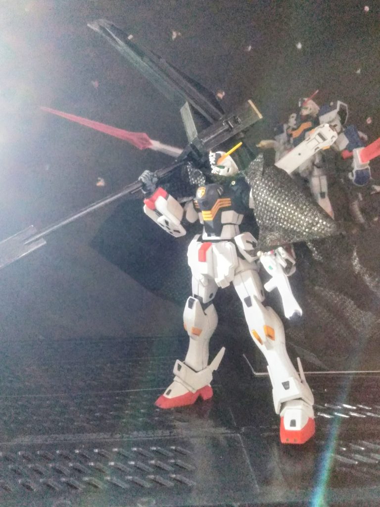 クロスボーン・ガンダム　《｢お前の取るべき道は２つある。一つは何も聞かずに地球へ帰り、全てを忘れて貝の様に口をつぐむ…もう一つは…我等と共に真実に立ち向かう‼️｣》
