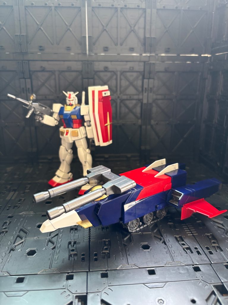 GメカはABパーツドッキングガンダムはアムロ考案のシールド２枚があわさる？いいのかこれで？🤔