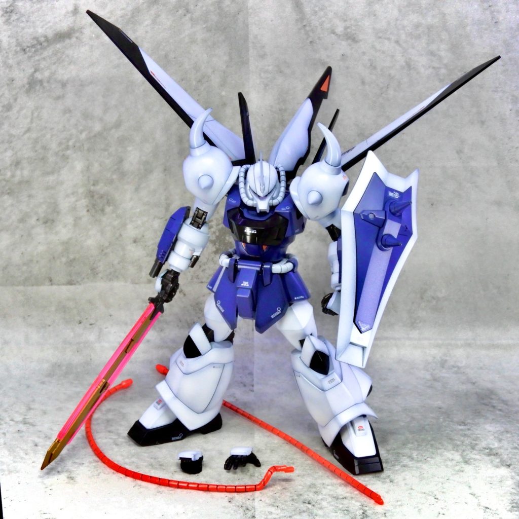 HGCE グフイグナイテッド (イザーク機色に全塗装)–2枚目/制作者：ARIKA_plamozombie