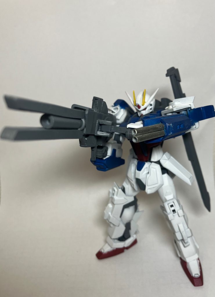 でっかいライフル両手持ちできるようにしたよ