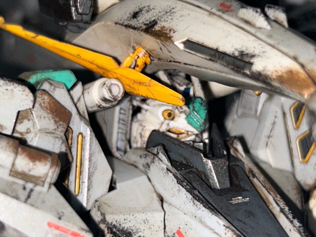 アリュゼウス　汚し塗装–2枚目/制作者：ガンプラ成長日記　初心者S