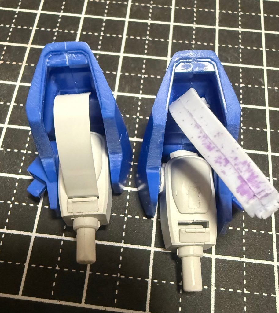 プラ板で作り直したGNケーブル。以上、ありがとうございました！