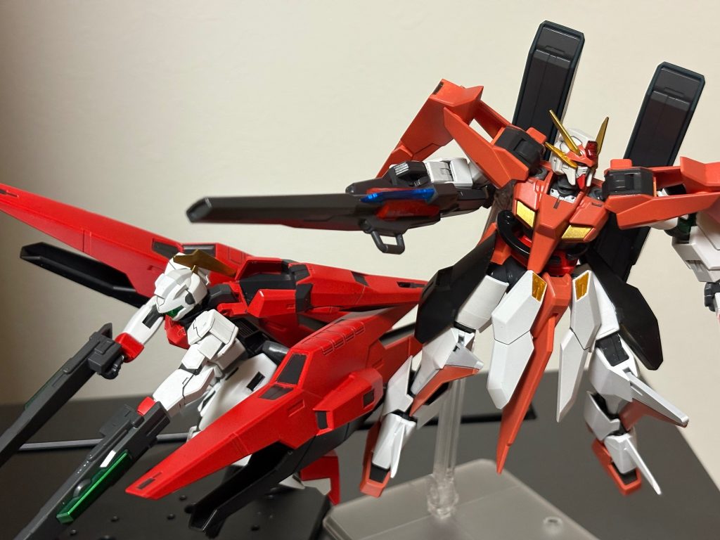 GN-007 アリオスガンダム GNHW/M & GNR-101A GNアーチャー