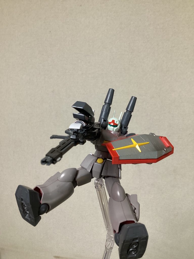 アームガトリング：オプションパーツセットガンプラ07から流用しています。