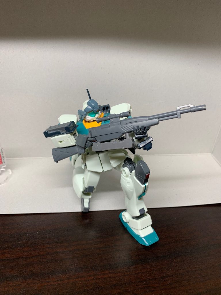ちなみにジェスタのパーツを付けて無くなった頭部バルカンは、拡大していただくと頬から顎の部分に付いています。