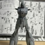 太股部分で脚を4ミリほど延長加工しました。また、胴体と腰の隙間が目立ったので、可[…]