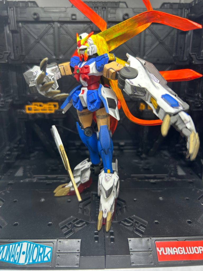 ルプスレクスの腕と足、テイルとサイドアーマーを拝借しました