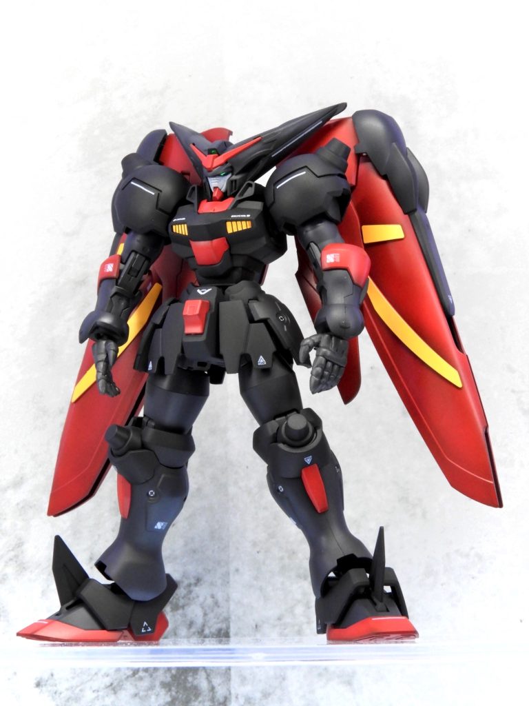 HGFC マスターガンダム (黒立ち上げ)–3枚目/制作者：ARIKA_plamozombie