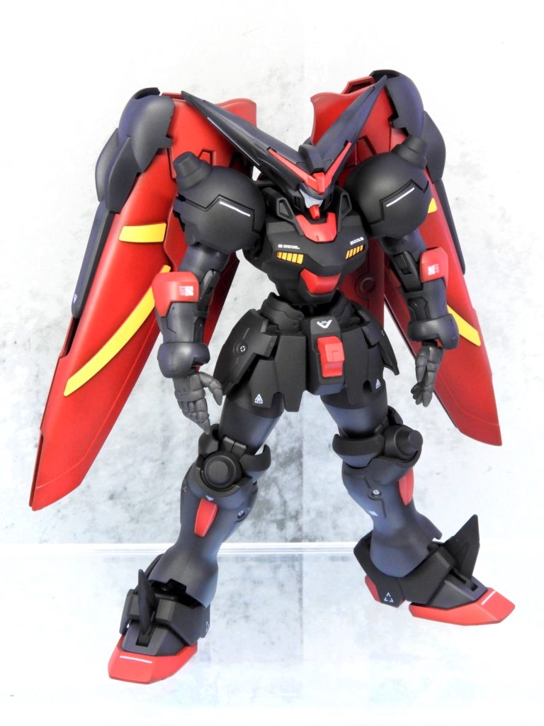 HGFC マスターガンダム (黒立ち上げ)–2枚目/制作者：ARIKA_plamozombie