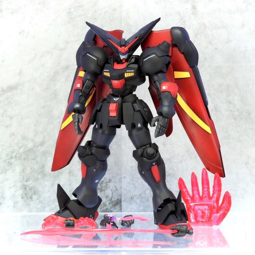 HGFC マスターガンダム (黒立ち上げ)