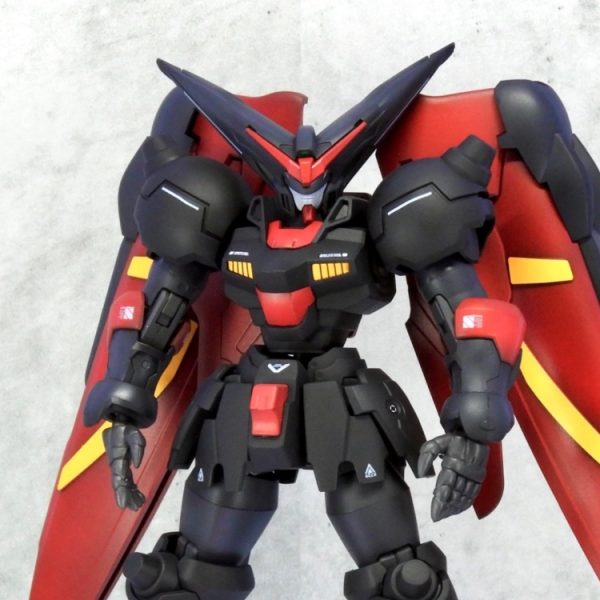 HGFC マスターガンダム (黒立ち上げ)