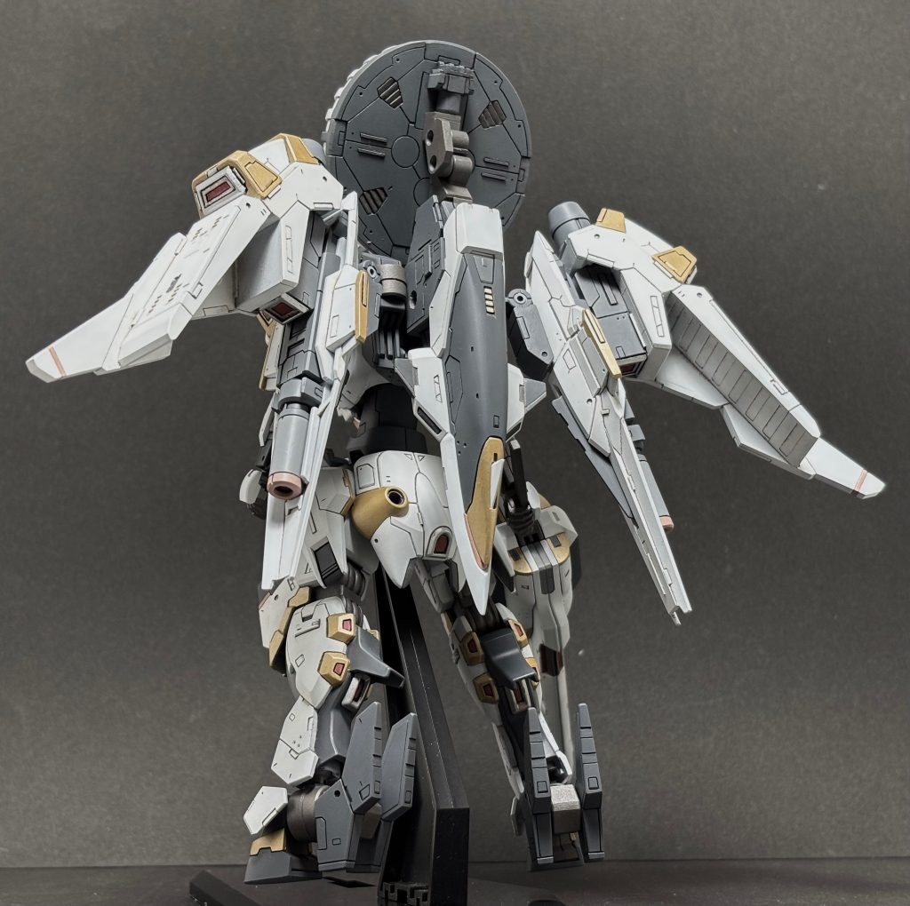 バックショット　メテオホッパーを作ったことある方は分かると思います　後でちらっと説明もしますが　この角度でショボく見えなくするのがどれだけ大変だったか……笑