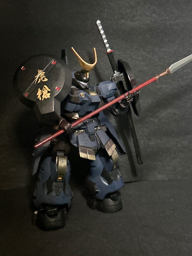 武者ディランザを作ってる方がいて、足元にも及ばないのですが、刺激を受けてのチャレンジでした