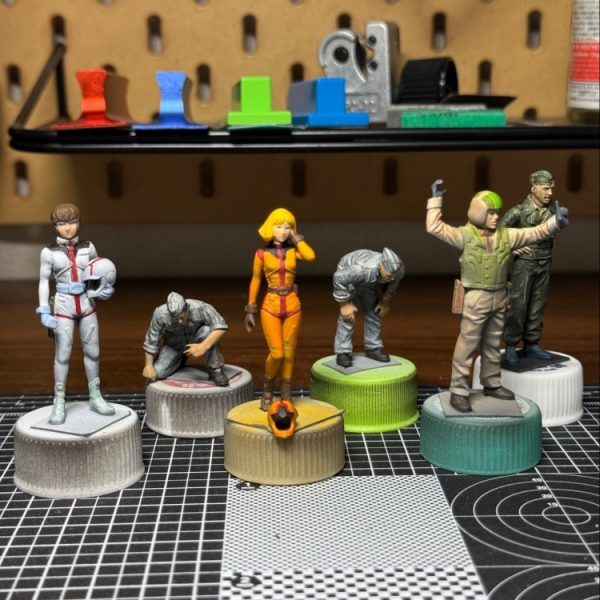 1/35コアファイターのフィギュア塗装