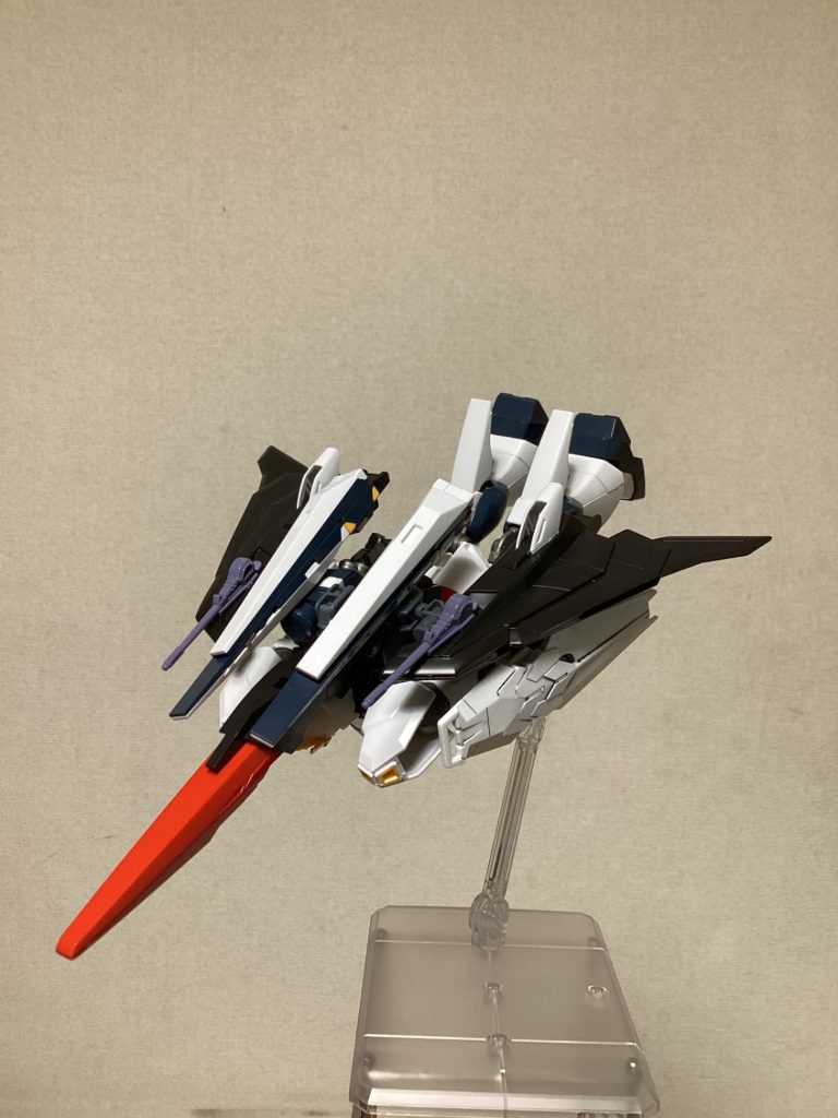 可変機構：本機最大の特徴と言ってもいい可変機構です。リガズィカスタムの可変機構を参考にしています。