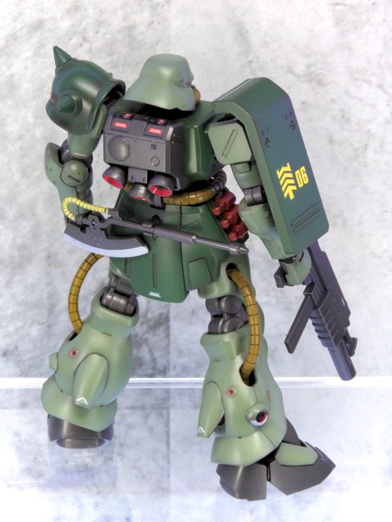 HGUC ザクⅡ改 (黒立ち上げ)–4枚目/制作者：ARIKA_plamozombie