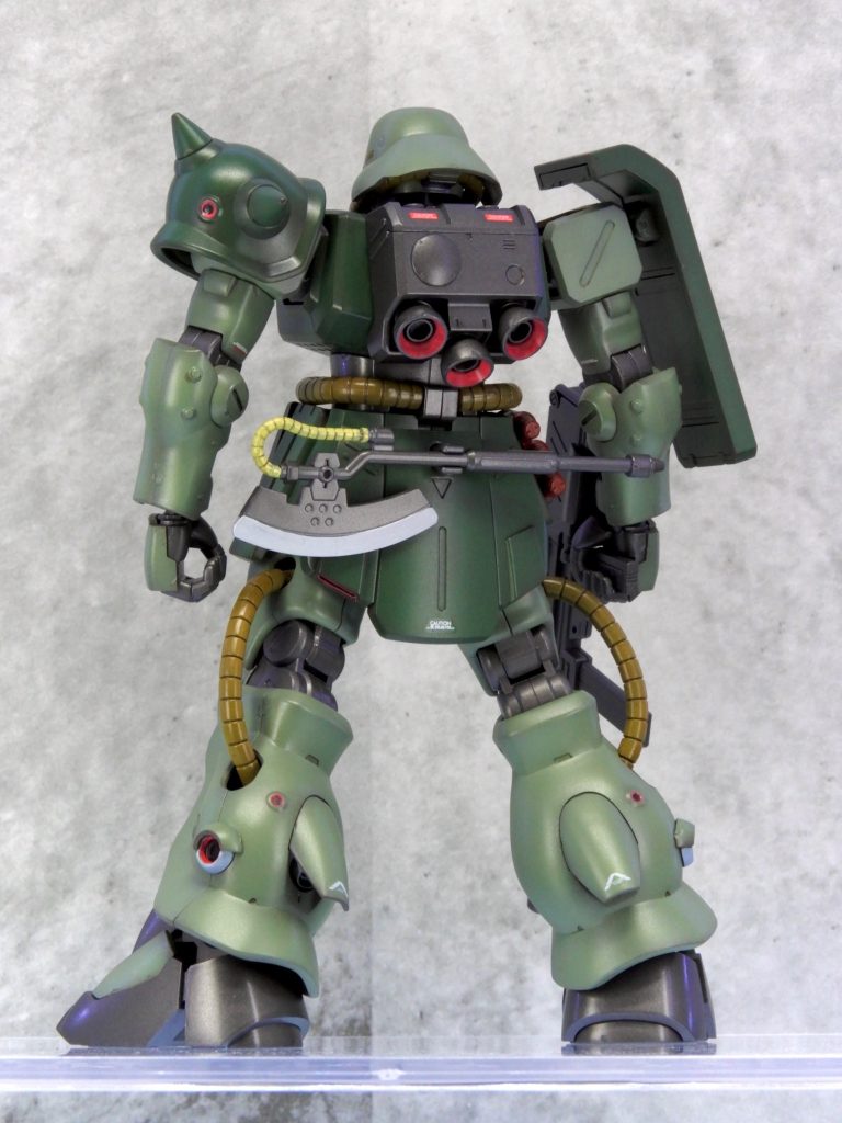 HGUC ザクⅡ改 (黒立ち上げ)–5枚目/制作者：ARIKA_plamozombie
