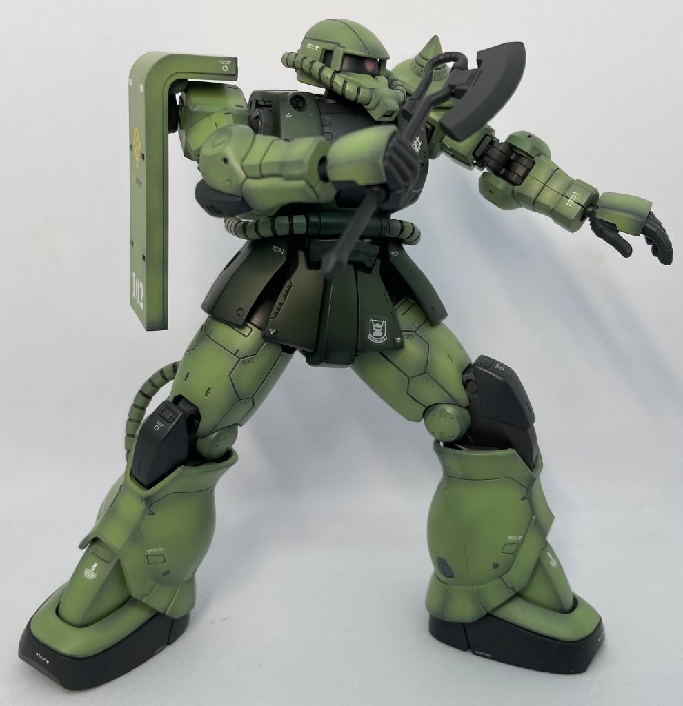 HG 1/144 シャア専用ザクII 赤い彗星Ver.–4枚目/制作者：もこやま