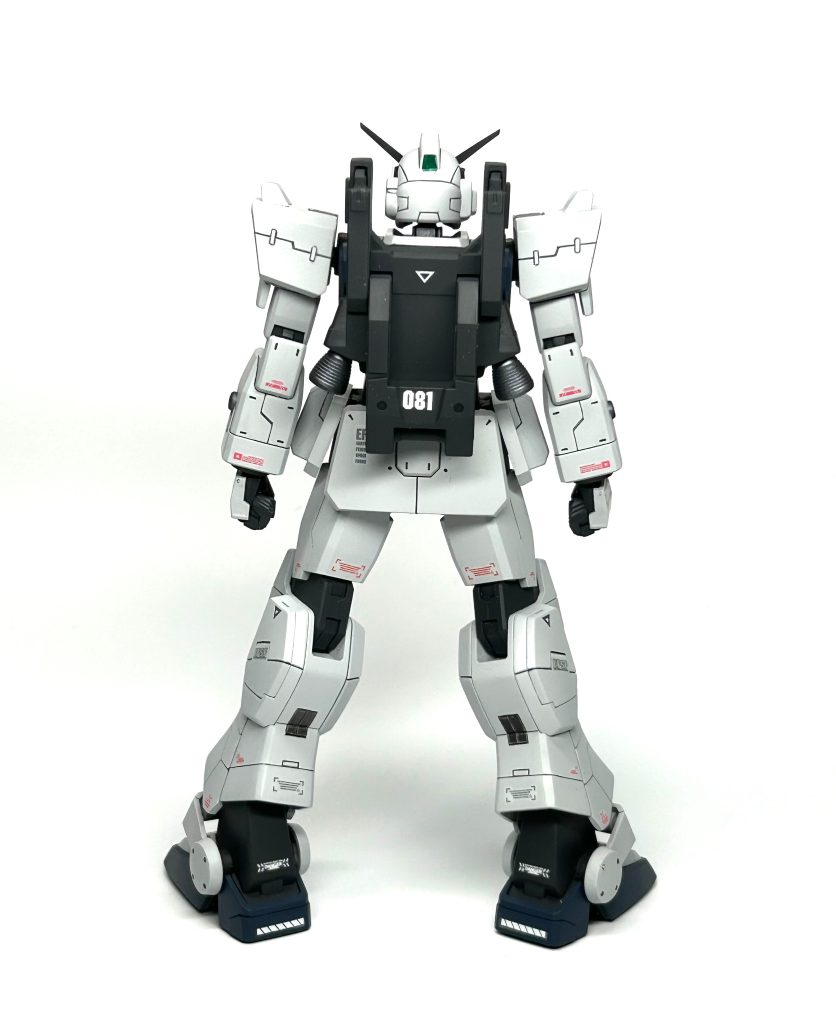 後ろもシンプルです。コンテナや他の武装は作ってません🙇‍♀️