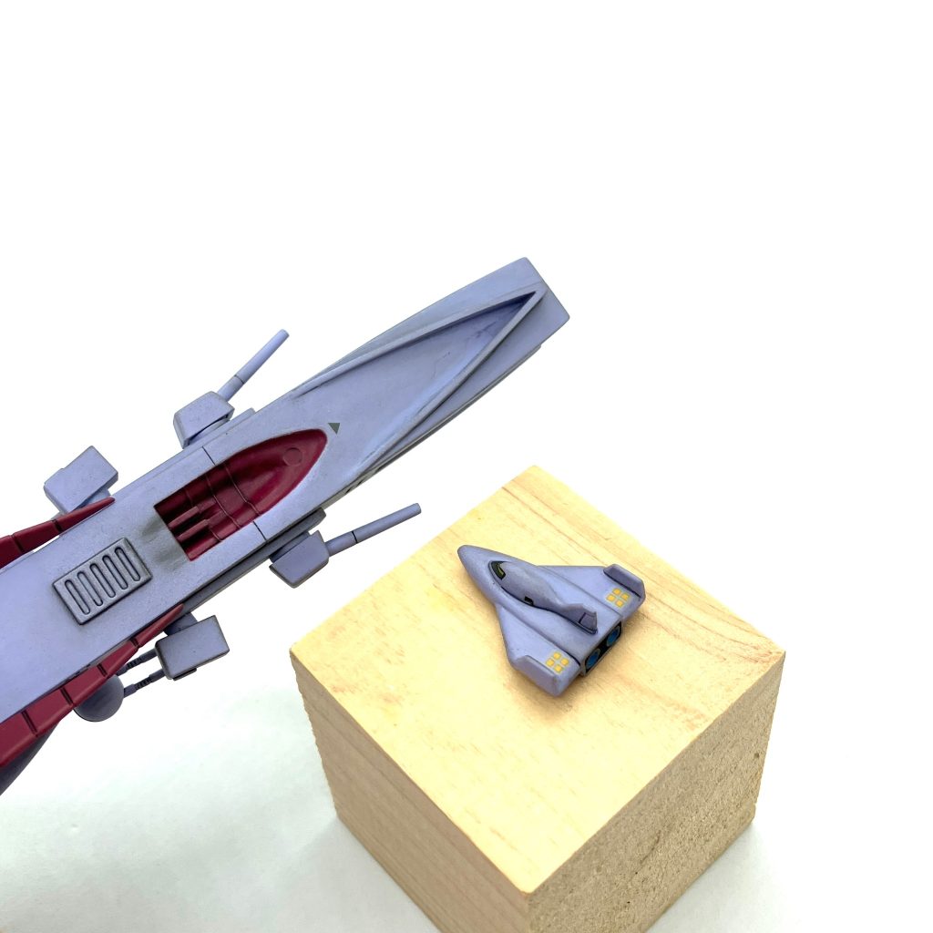サラミス　1/1200 scale–4枚目/制作者：@haruka_555