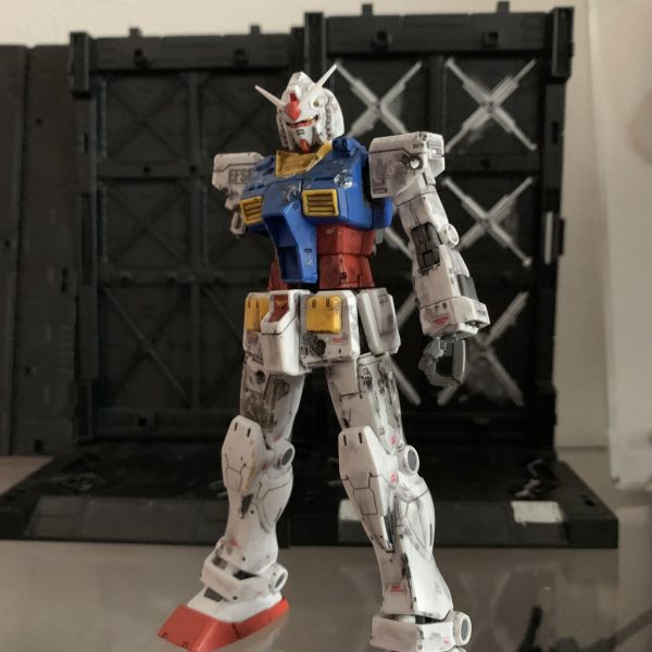 オリジンガンダムをさらに汚しました