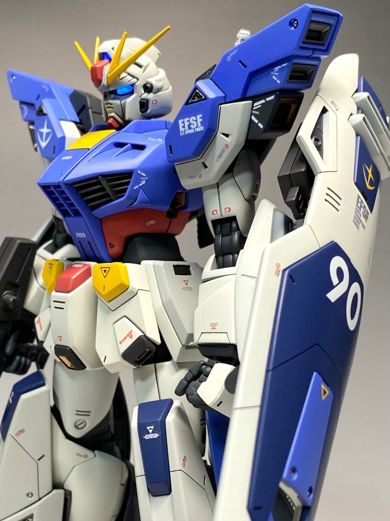 MGガンダムF90Ⅱ 【Iタイプ装備】–2枚目/制作者：万二郎