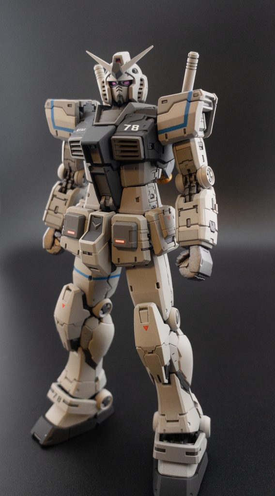 7月8日、78ガンダムの日と気付き大慌てで捨てサフだけして放置してたモノを仕上げました🐥💦