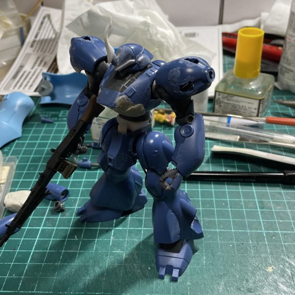 制作途中を何枚か撮ってたので、蛇足ながら…の投稿です。（2枚目）