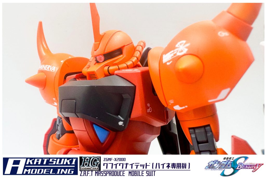 HG 1/144 ZGMF-X2000 グフイグナイテッド(ハイネ・ヴェステンフルス専用機)
