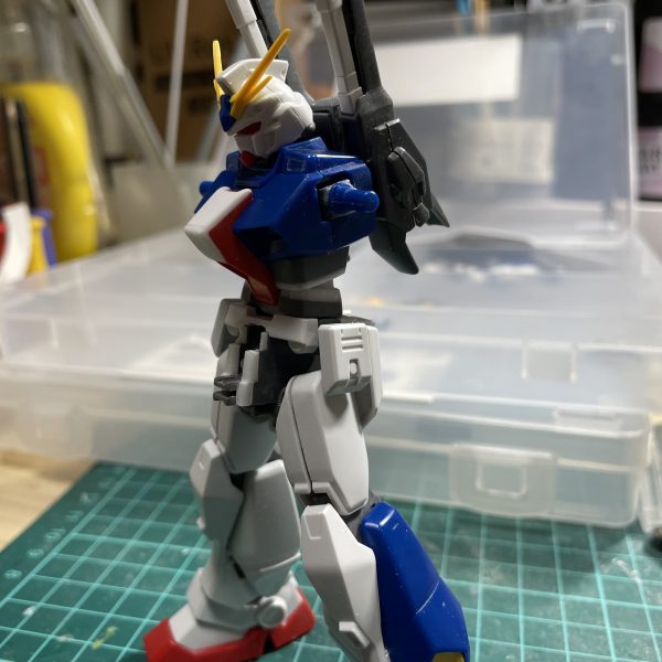 最近の、腹部に可動があるキットを参考に自作。（2枚目）